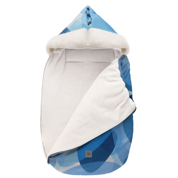 Winter Pinokio Śpiworek do fotelika - niebieski