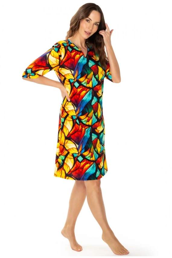 86678 Vitrage Koszula nocna Mewa druk kolorowy