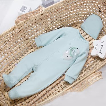 Mellow Ewa Klucze Pajac dla dziewczynki - mięta