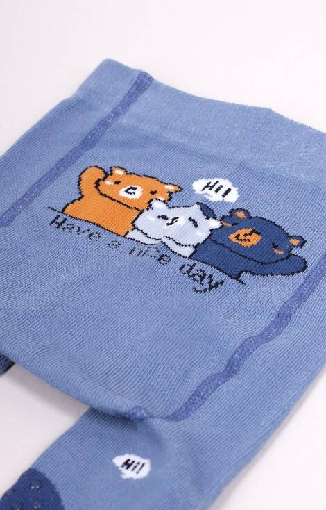 Rajstopy do raczkowania art.RA 25 mix kolor-chłopczyk