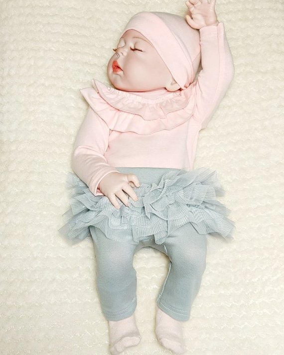 Cała Ja Bambarillo Body z długim rękawem różowy