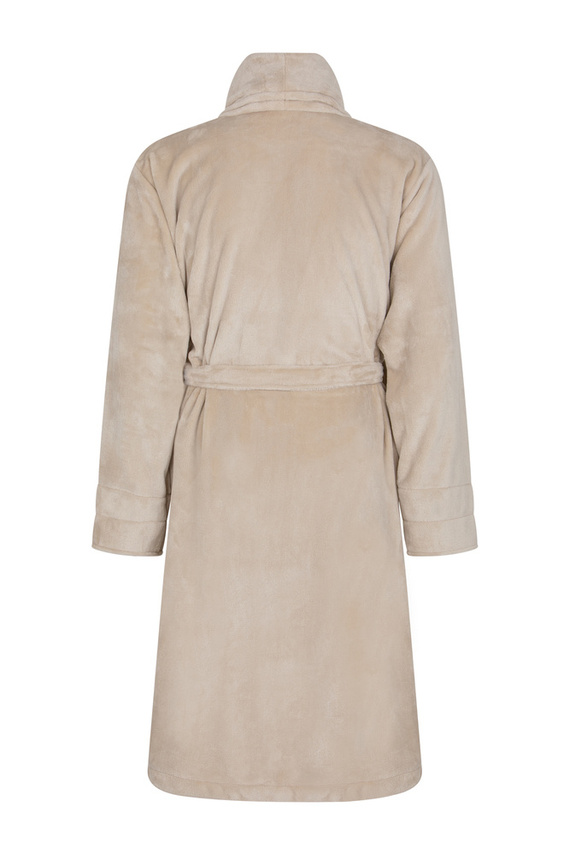 Elen Szlafrok damski polarowy ByShelly - beżowy