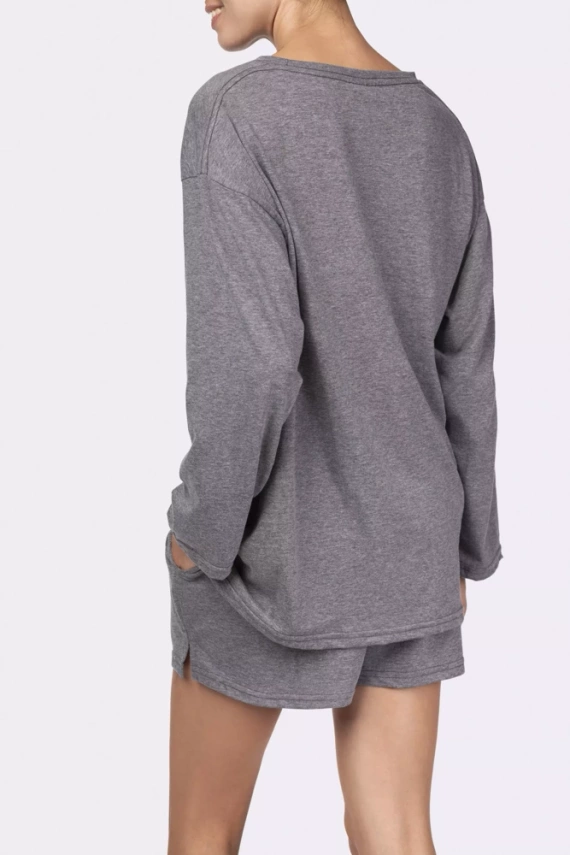 Joy longsleeve Piżama damska Mona melange