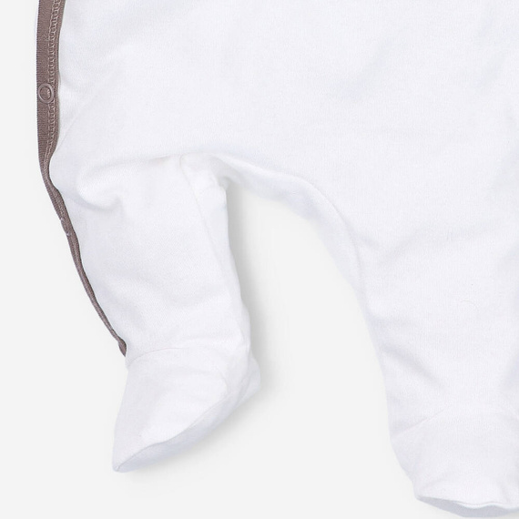 ABN-4503/ECR Skarby Jesieni Pajacyk dla chłopca Nini ecru