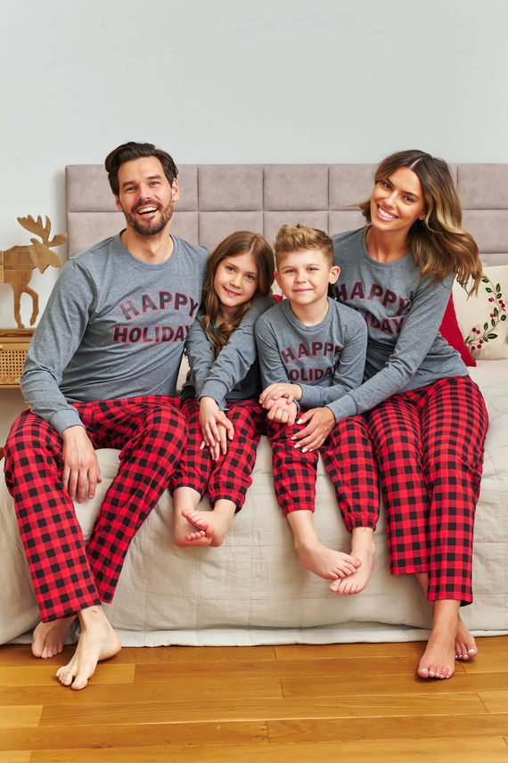 7344 Piżama męska Dark Grey Doctor Nap – 100% bawełna