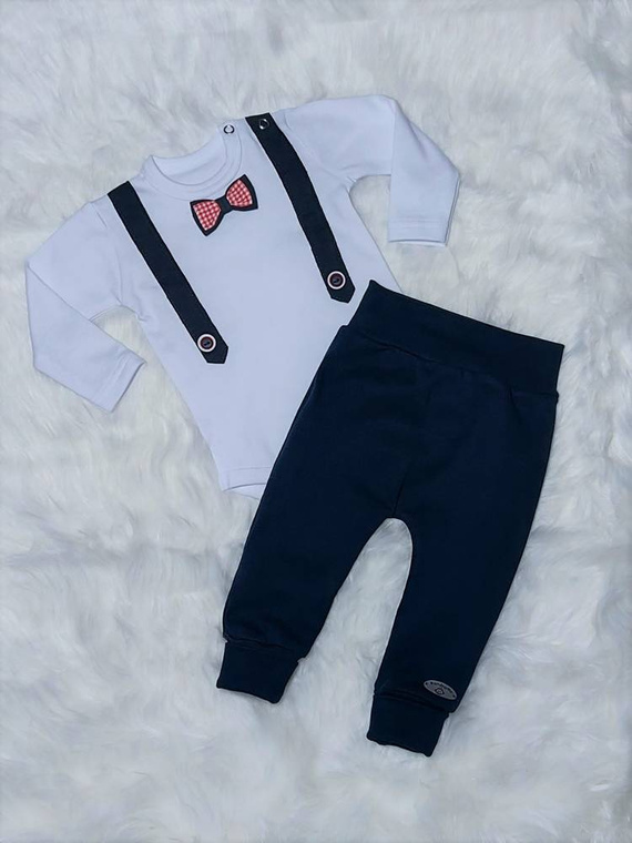 "Julek" Bambarillo Spodnie niemowlęce granatowy