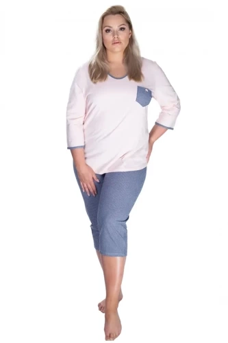 6303 Fibi Piżama damska Mewa łososiowa