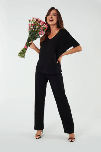 Soler Spodnie damskie długie Italian Fashion - czarny