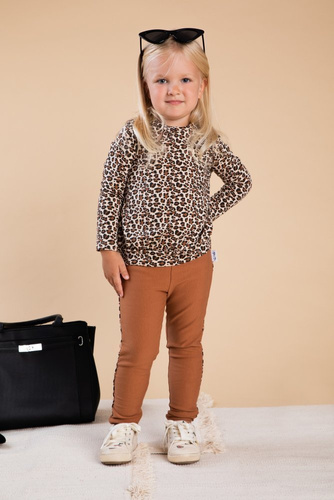 171275 Legginsy dresowe "Mia" Nicol - brązowy