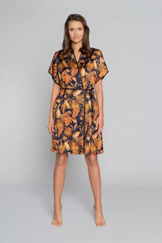 Monstera Szlafrok Damski Italian Fashion- druk