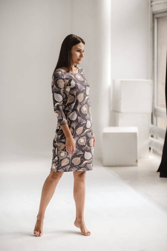 Milky Way Milk&Love Sukienka do karmienia grafitowa w print