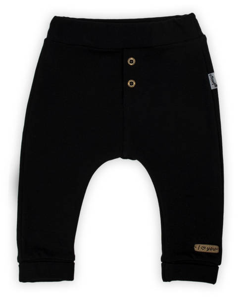 Spodnie niemowlęce 163590 "Magia Świąt" Nicol - czarny