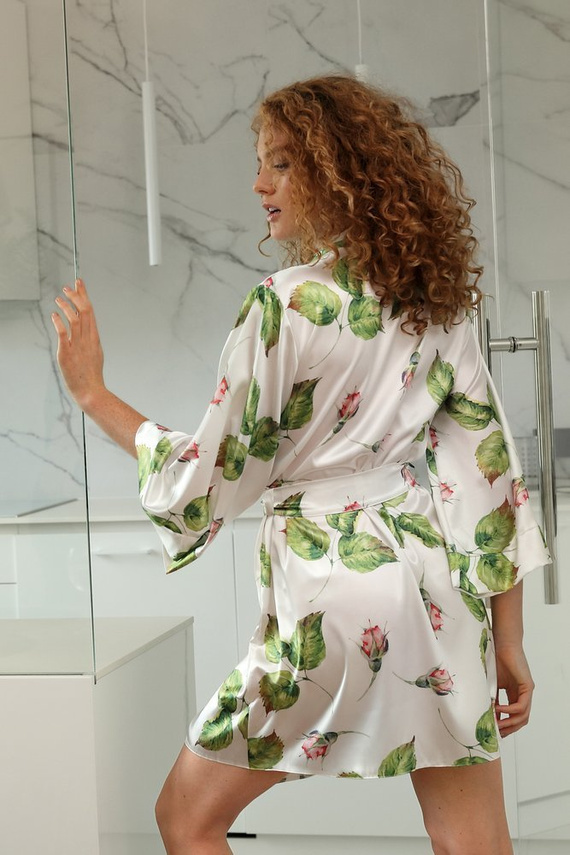 DK-P Flowers Podomka damska DKaren - biały 007