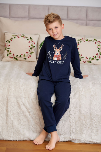 Piżama dziecięca 7202 Unisex Doctor Nap - burgundy