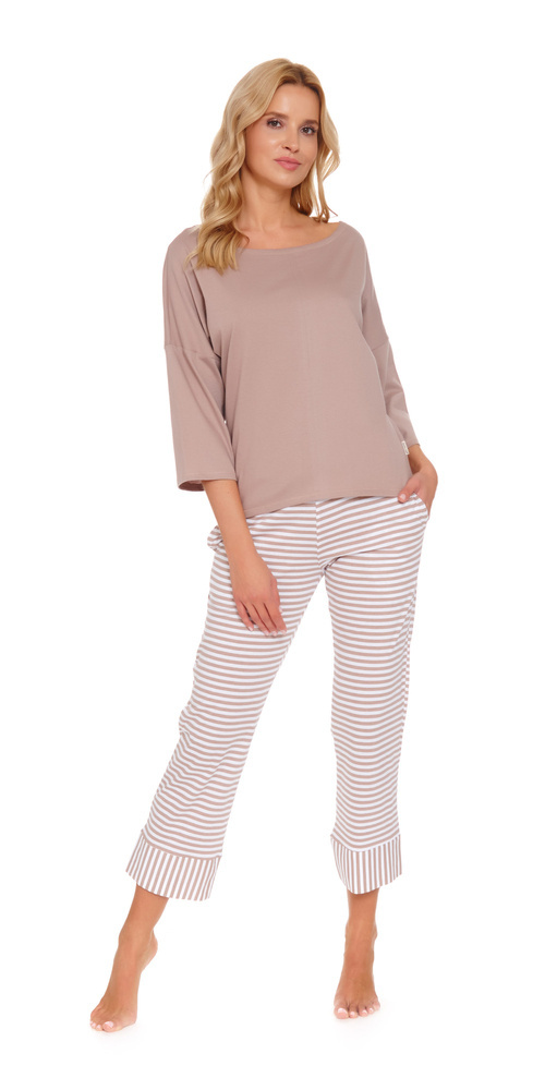 5119 Piżama Damska Doctor Nap - beige