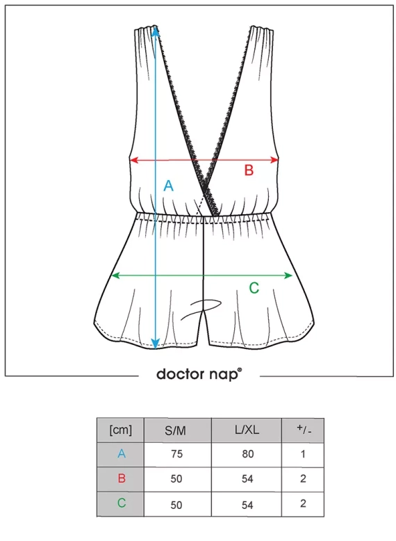 PM.5300 Piżama Damska Doctor Nap - black