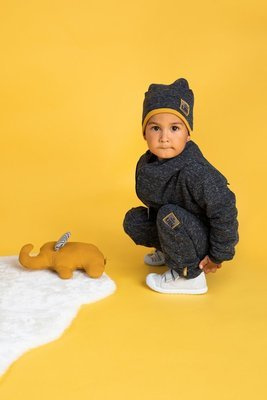 Czapeczka dziecięca 173269 "Prince" Nicol - grafit