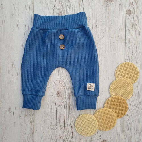 "Natural Waffel" Makoma Spodnie niemowlęce denim