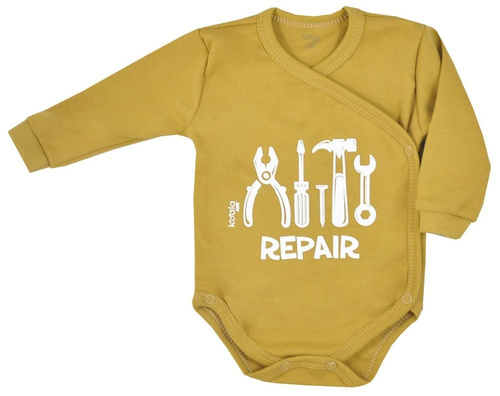 Body rozpinane "NARZĘDZIA" Koala- pomarańczowe