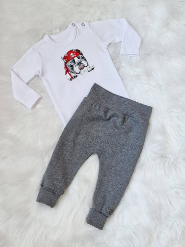 Pirat Bambarillo Body z długim rękawem biały