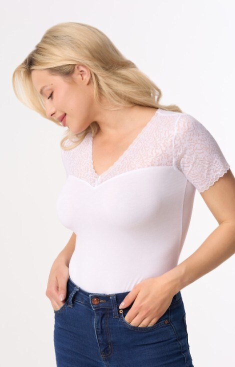 Patricia Bluzka damska Babell - biała