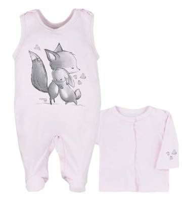 Foxy Koala Komplet niemowlęcy - różowy