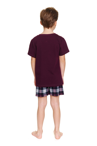 Piżama dziecięca 7202 Unisex Doctor Nap - burgundy