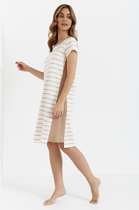 451 Koszula Nocna Cana - ecru cappuccino