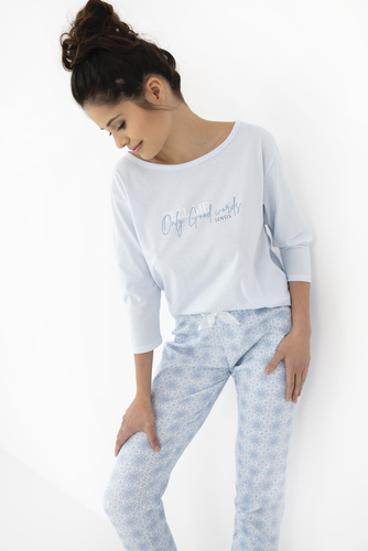 Marina Piżama damska Sensis - niebieski