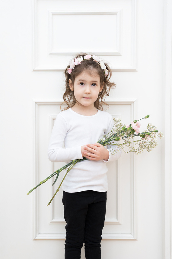 Tosia Italian Fashion podkoszulek dla dziewczynki - biały