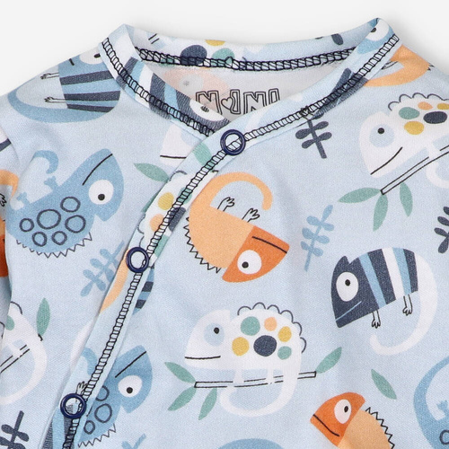 ABN-3162/KAM Kameleon Body kopertowe z bawełny organicznej Nini niebieski 