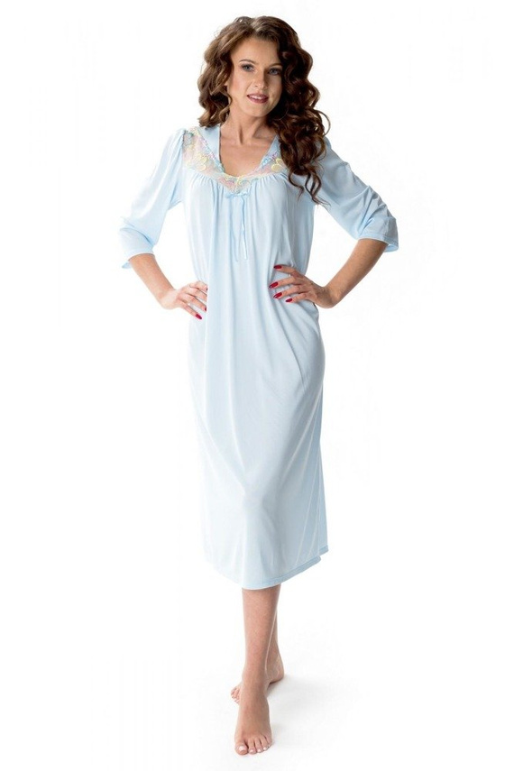6351 Diana Spring koszula nocna damska Mewa niebieski