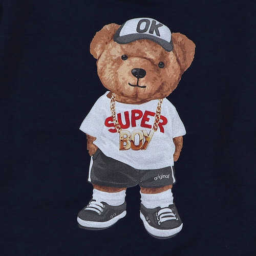 AST-0010/GRA Bluza dresowa dla chłopca Nini granatowy 