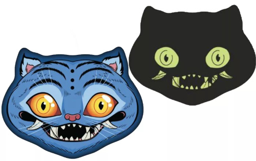 Halantex Poduszka K-POP Demon Hunters 40 cm Świecąca w Ciemności Niebieska 05