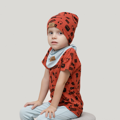 Lets Rock Pinokio Koszulka z nadrukiem - czerwony