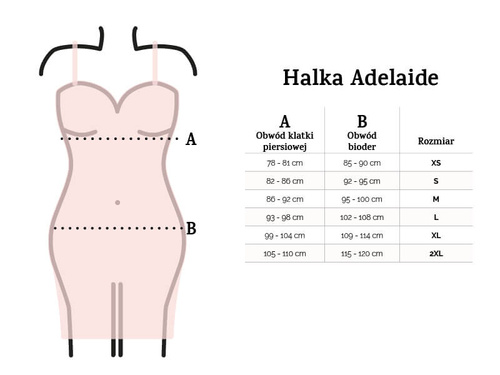 Adelaide Halka satynowa koszulka damska DKaren - biała