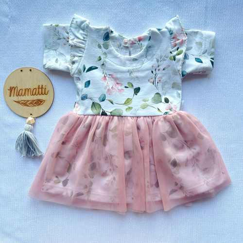 SH029 Mamatti Sukienka z krótkim rękawem