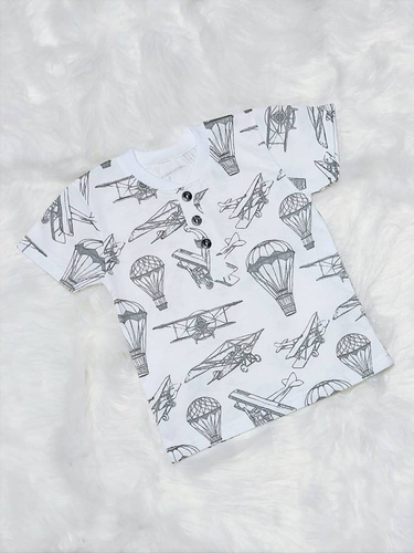 Aviator Bambarillo Koszulka dziecięca krótki rękaw biały