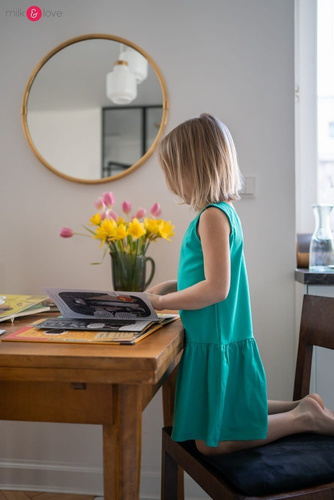 Sukienka Córka Summer Milk&Love seledynowa