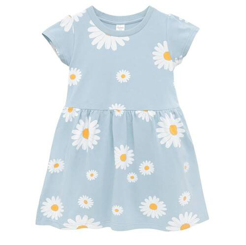 Daisy Pinokio Sukienka w kwiatki - niebieski