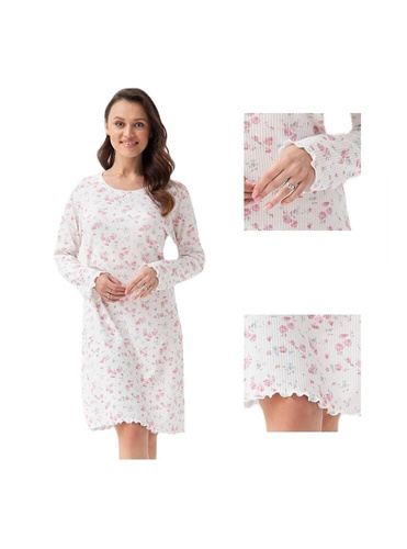 191 Koszula Nocna Luna ecru