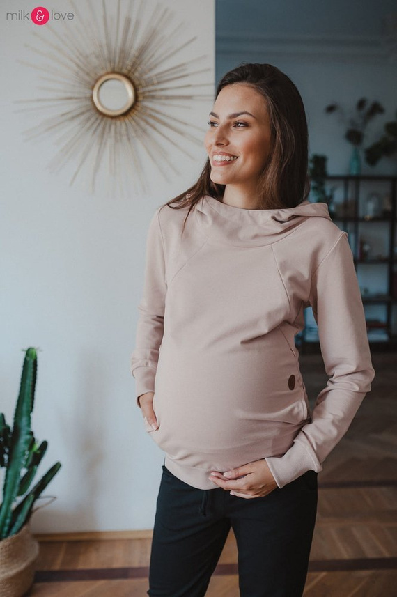 Milk Please Milk&Love bluza do karmienia beżowy