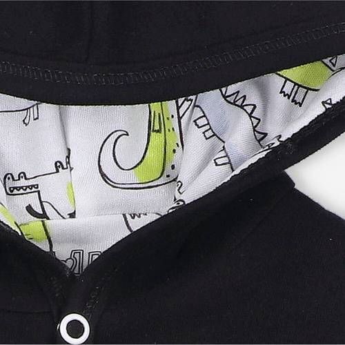 Crocodiles Bluza rozpinana z bawełny organicznej Nini czarny