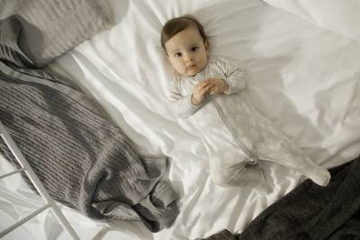 Bamboo Ewa Klucze Pajac niemowlęcy - szary