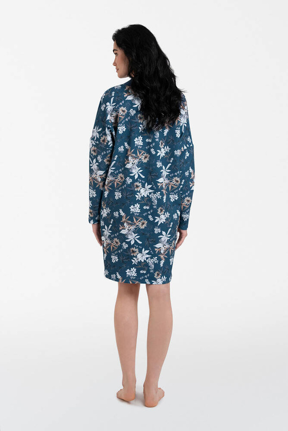 Nikjana tunika damska długi rękaw Italian Fashion - druk