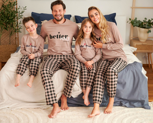 Piżama dziecięca 5218 Unisex Doctor Nap - beige