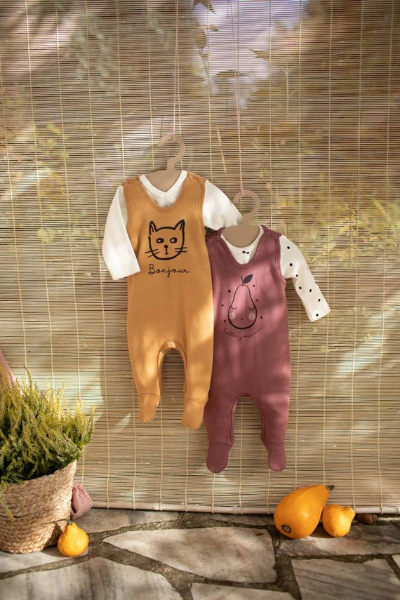 Tres Bien Pinokio Śpiochy niemowlęce - żółty