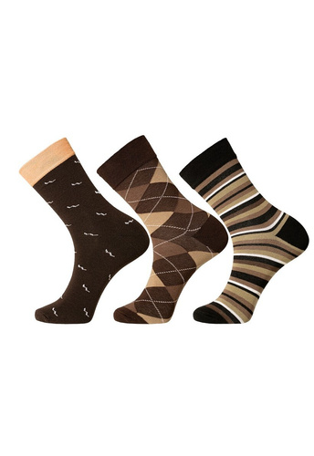 Skarpety męskie Moraj CML400-086 bawełniane wygodne płaskie szwy