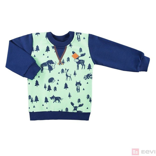 Bluza dresowa dla chłopca "TRIP" Ewa Klucze -paski bordo