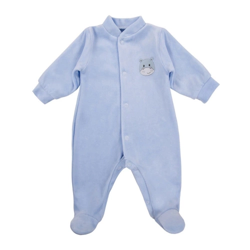 "Baby Love" Ewa Klucze Pajac welurowy z naszywką- beż